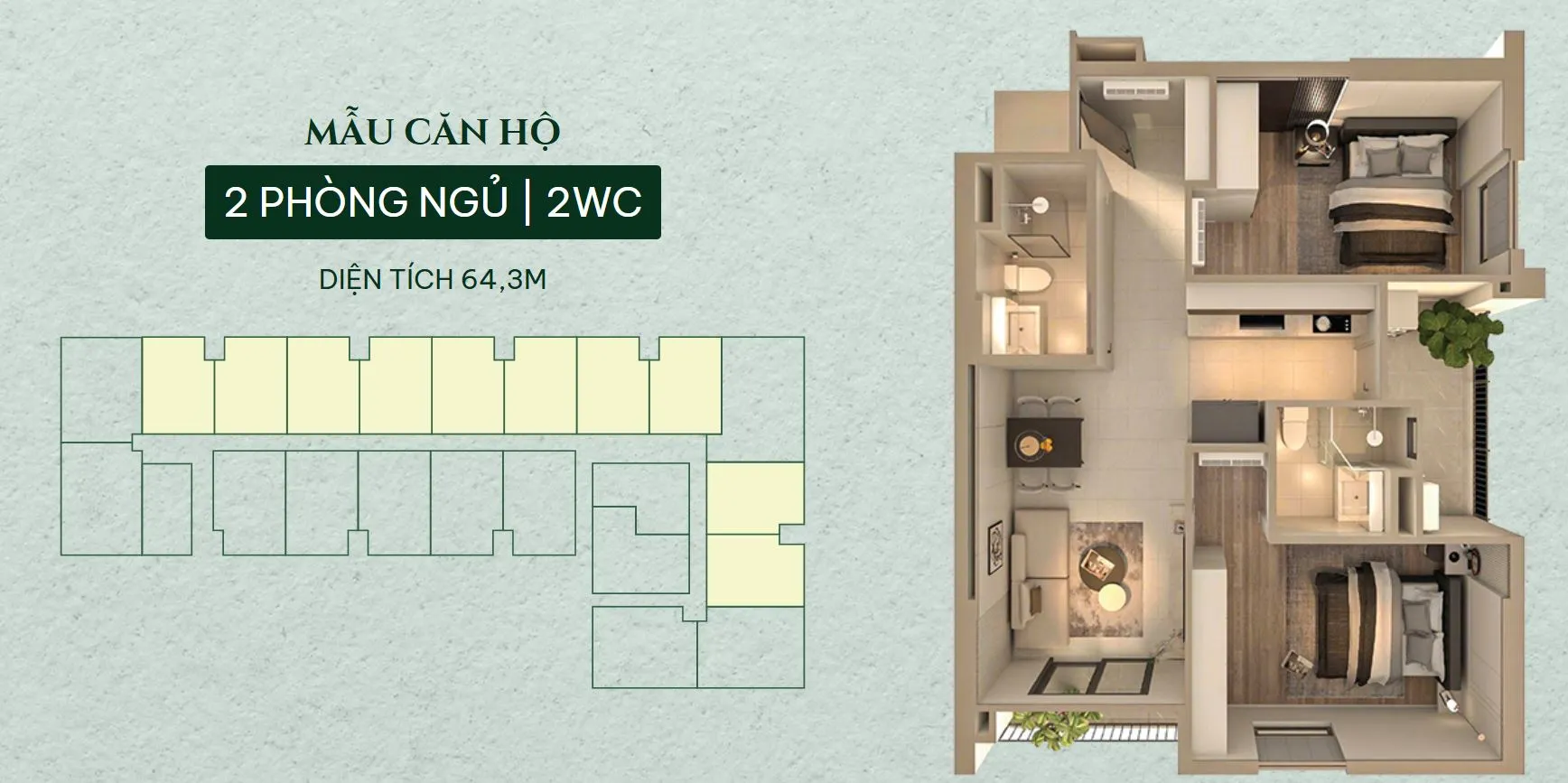 Thiết kế căn hộ Minh Quốc Plaza