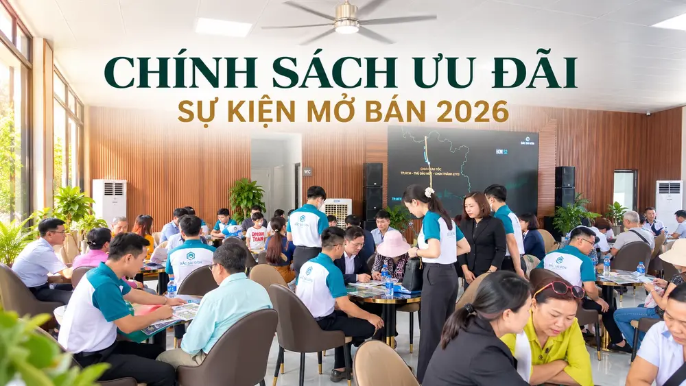 Ưu Đãi Khách Hàng Sự Kiện Mở Bán Bắc Sài Gòn 2026