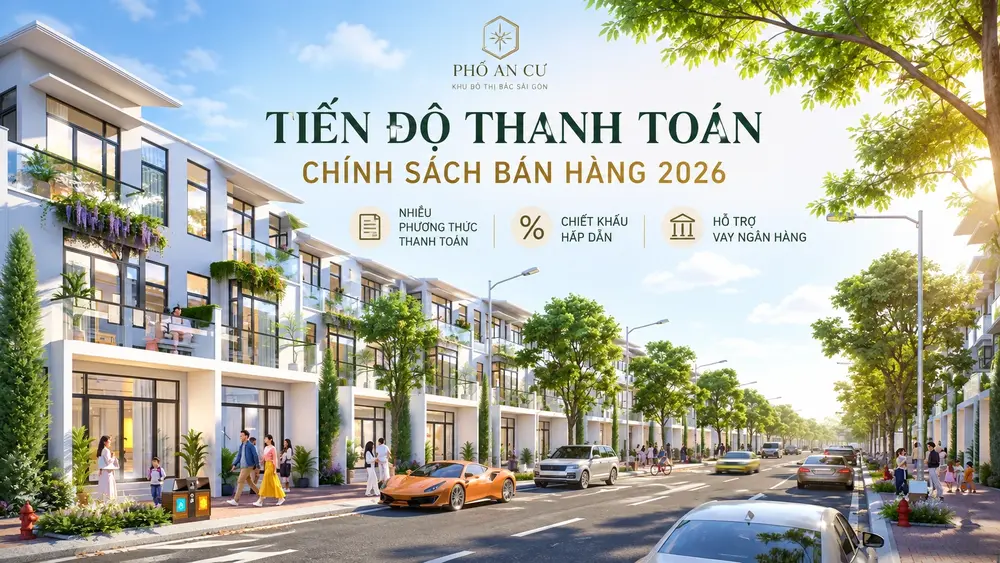 Tiến độ thanh toán dự án KĐT Bắc Sài Gòn & Chính sách bán hàng T10/2026