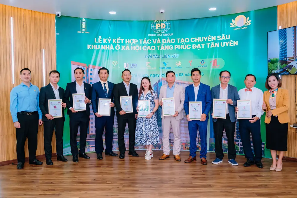 Địa Ốc Hồng Oanh ký kết hợp tác phân phối Dự án Nhà ở xã hội Phúc Đạt Tân Uyên