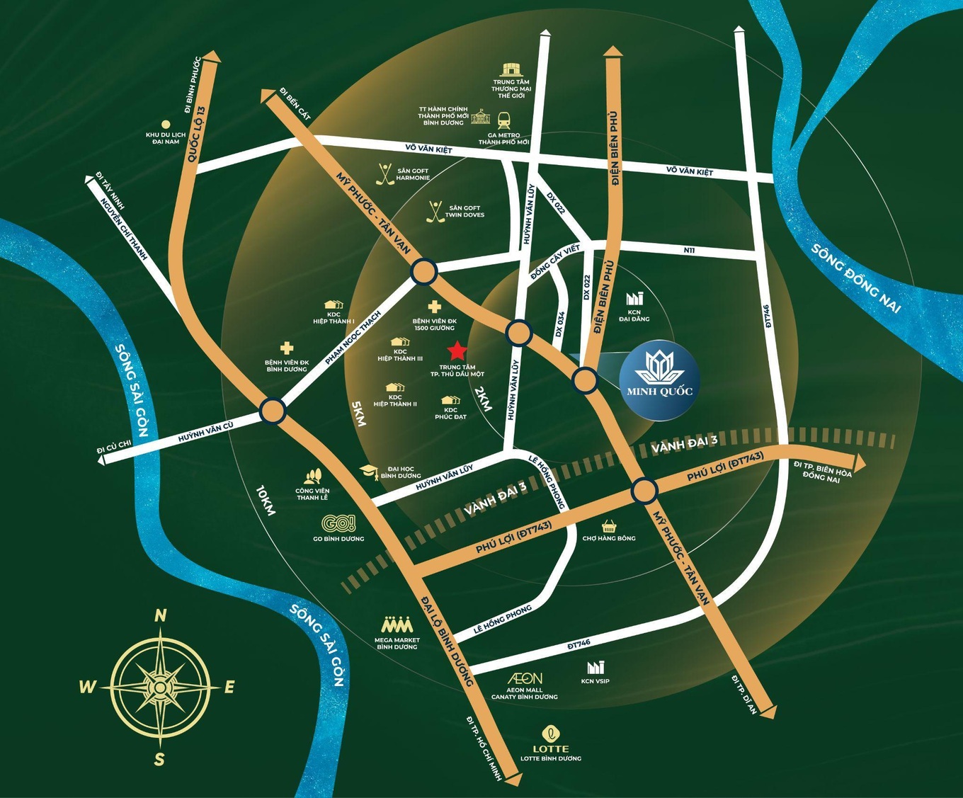 Vị trí dự án Minh Quốc Plaza trên bản đồ